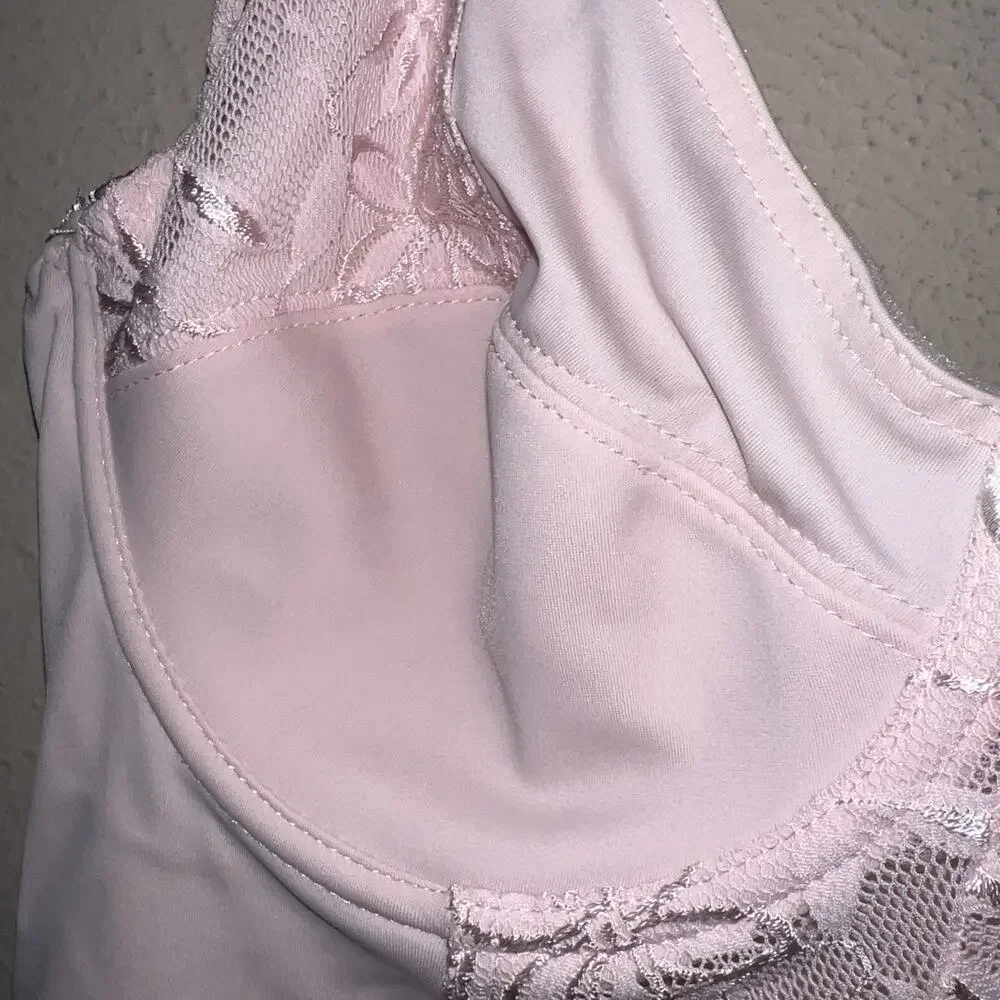 Diana Secret 40B Pink Bodysuit Shaper Tummy Control Compression Shapewear - Picture 4 of 15